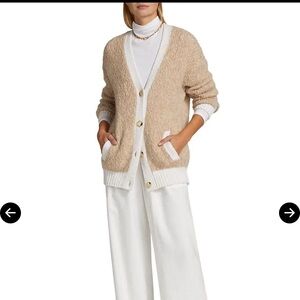 NAADAM Italian Luxe Boucle Oversized Cardigan